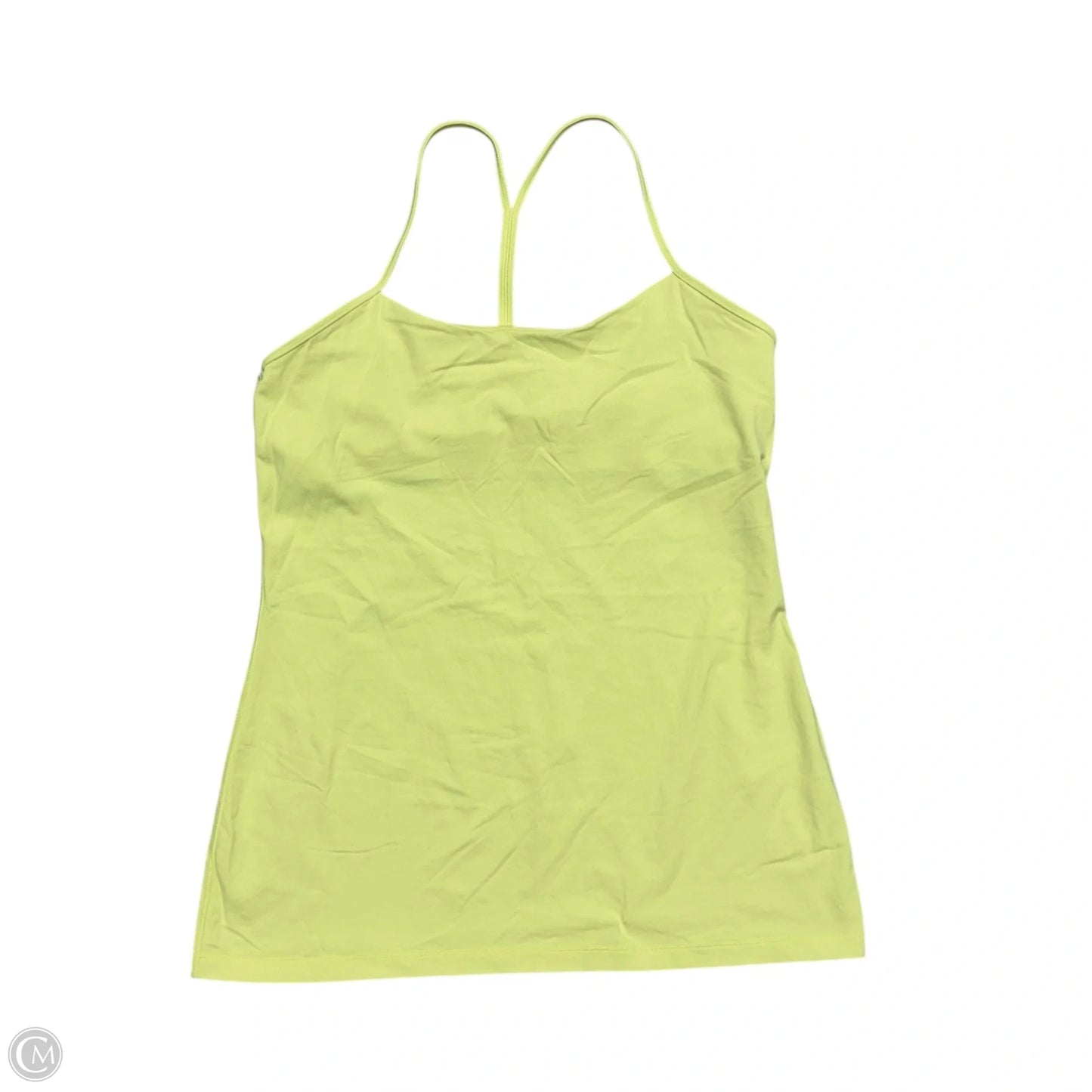 Athletic Tank Top By Lululemon In Yellow, Size: L
