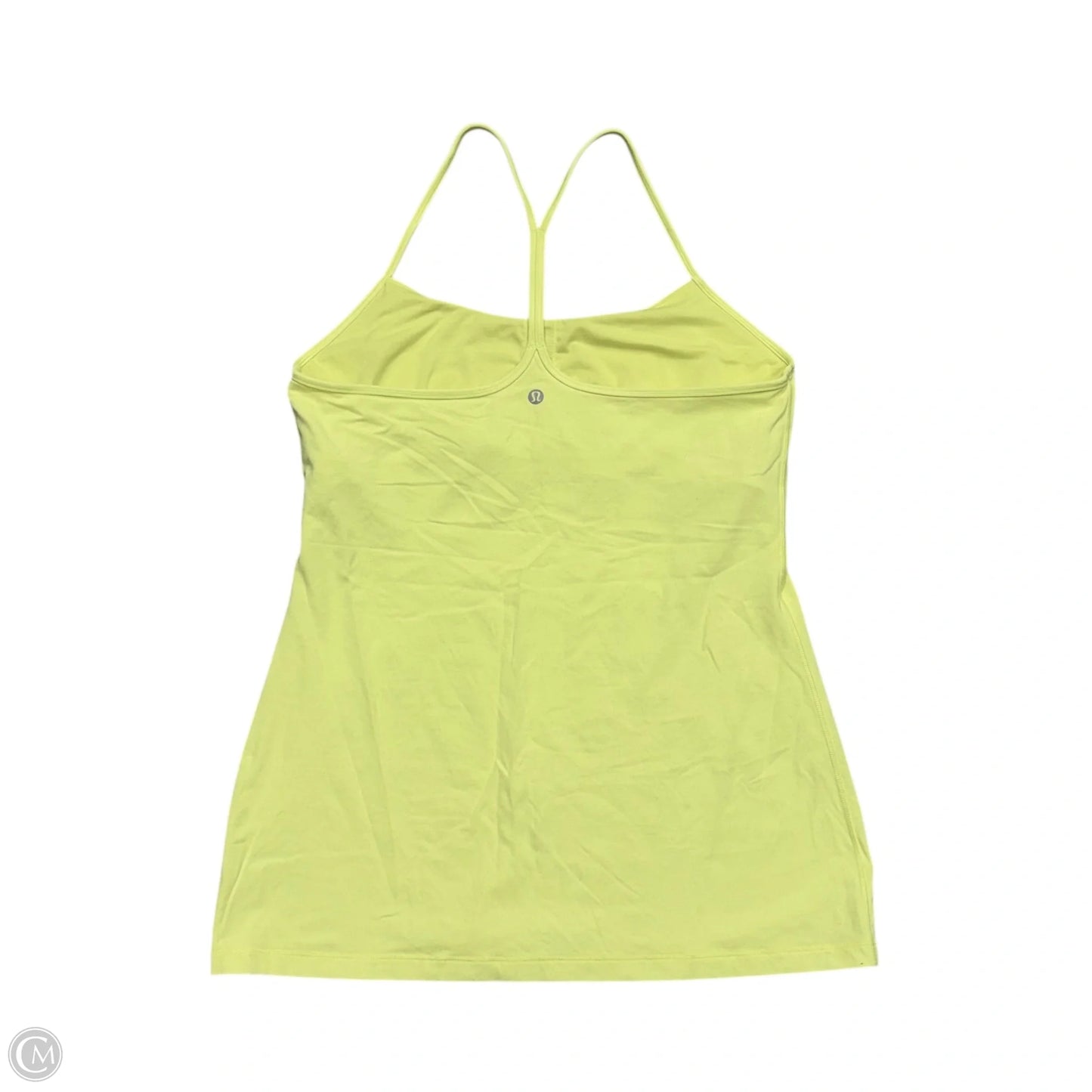 Athletic Tank Top By Lululemon In Yellow, Size: L