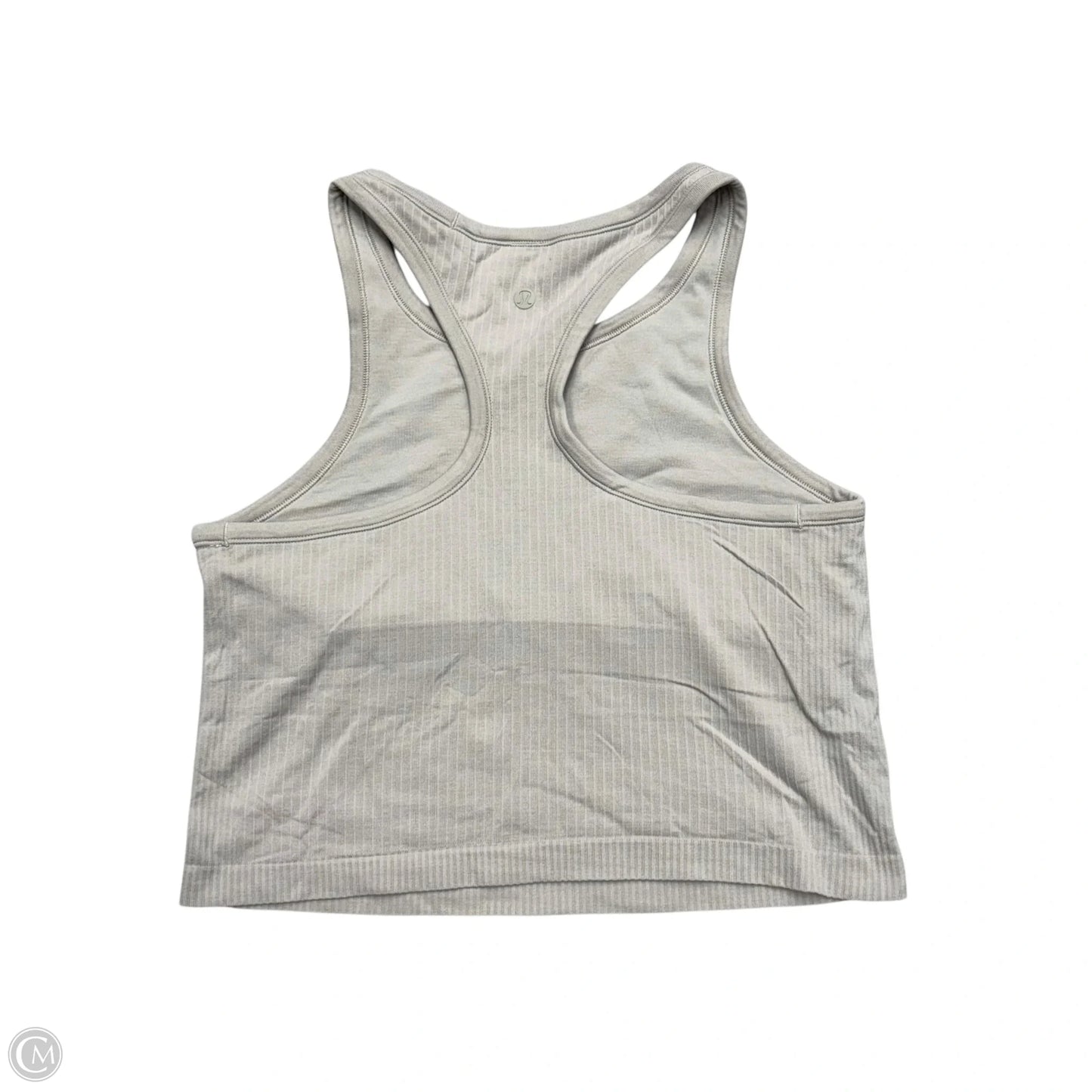Athletic Tank Top By Lululemon In Grey, Size: M