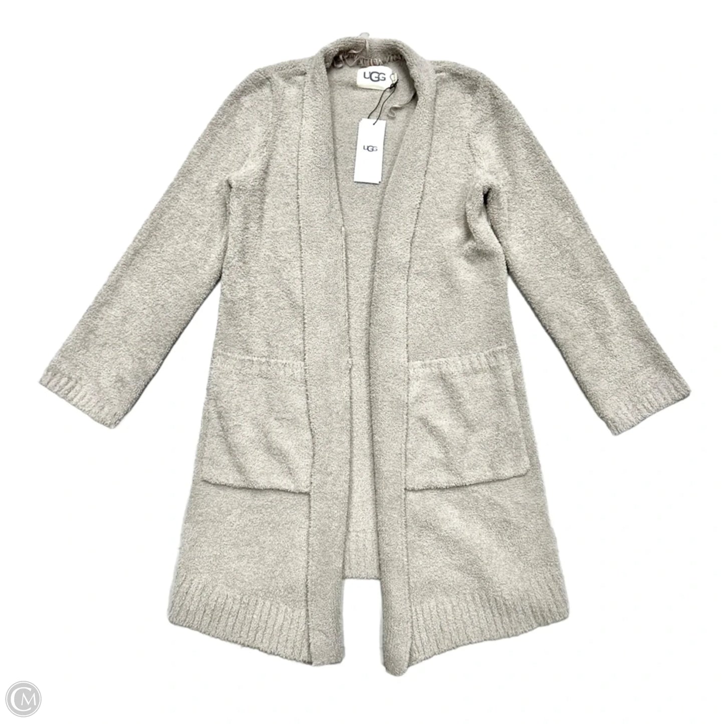 Sweater Cardigan Designer By Ugg In Beige, Size: Xs
