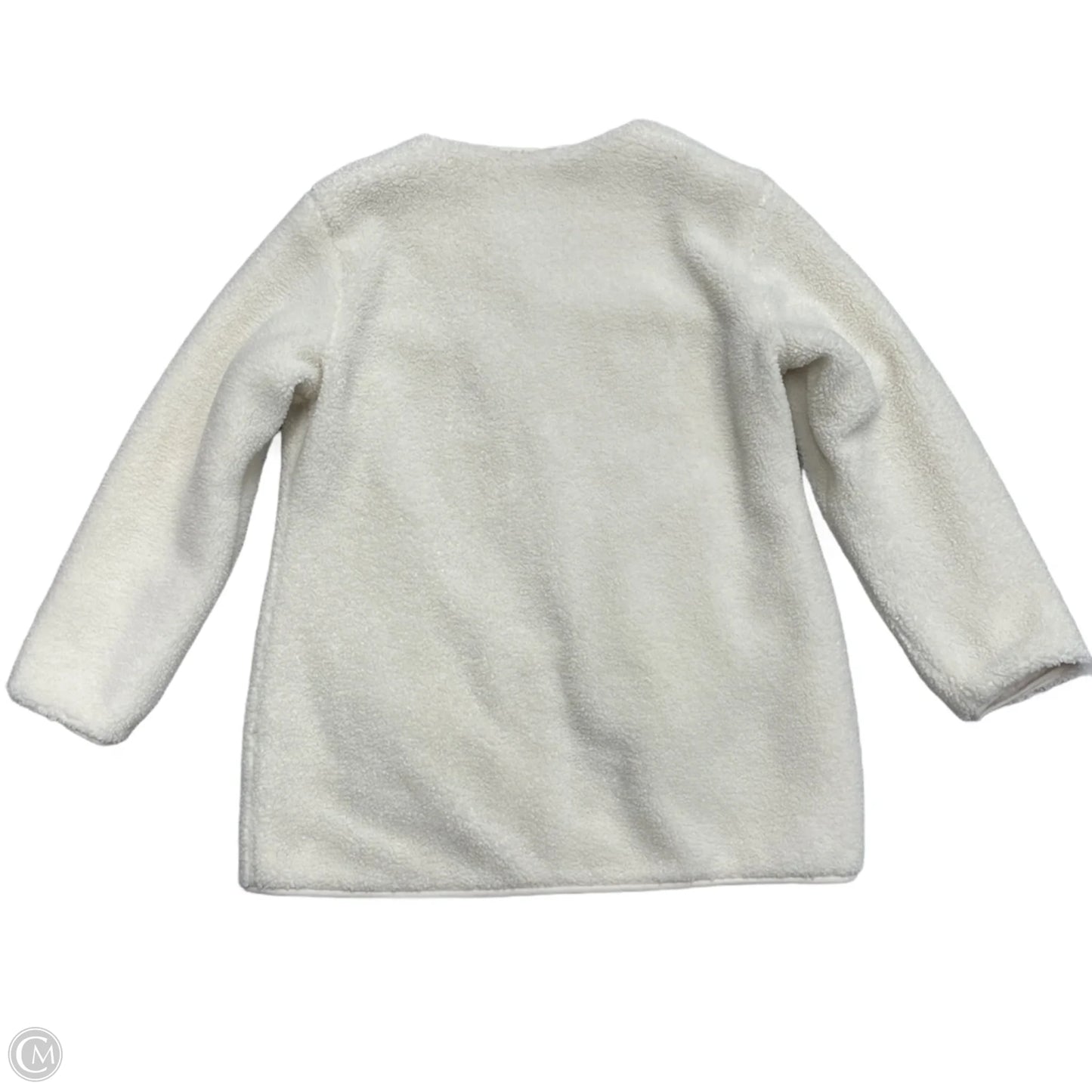 Coat Faux Fur & Sherpa By Koolaburra By Ugg In Ivory, Size: M