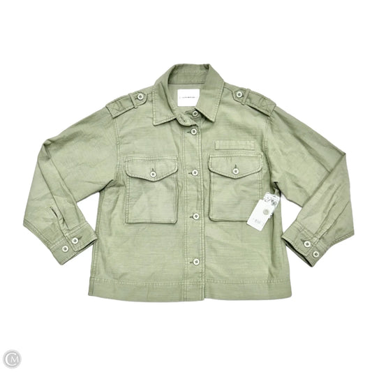 Jacket Shirt By Lucky Brand In Green, Size: Xs
