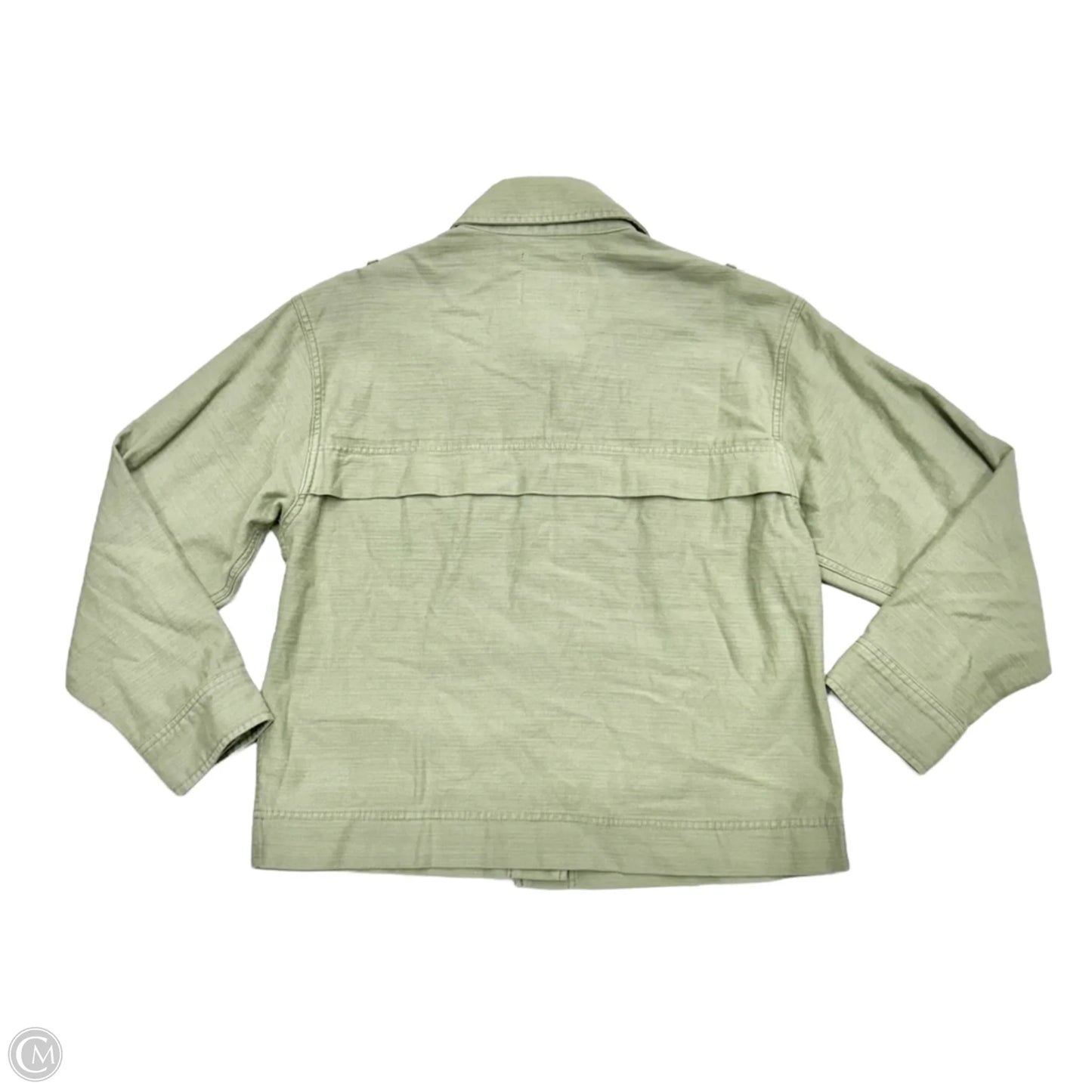 Jacket Shirt By Lucky Brand In Green, Size: Xs