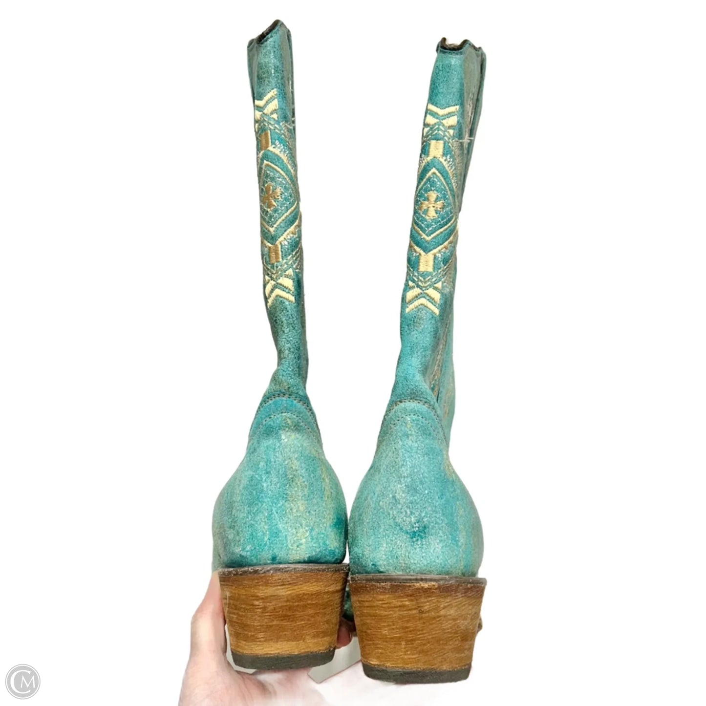 Boots Western By Circle G In Blue, Size: 7