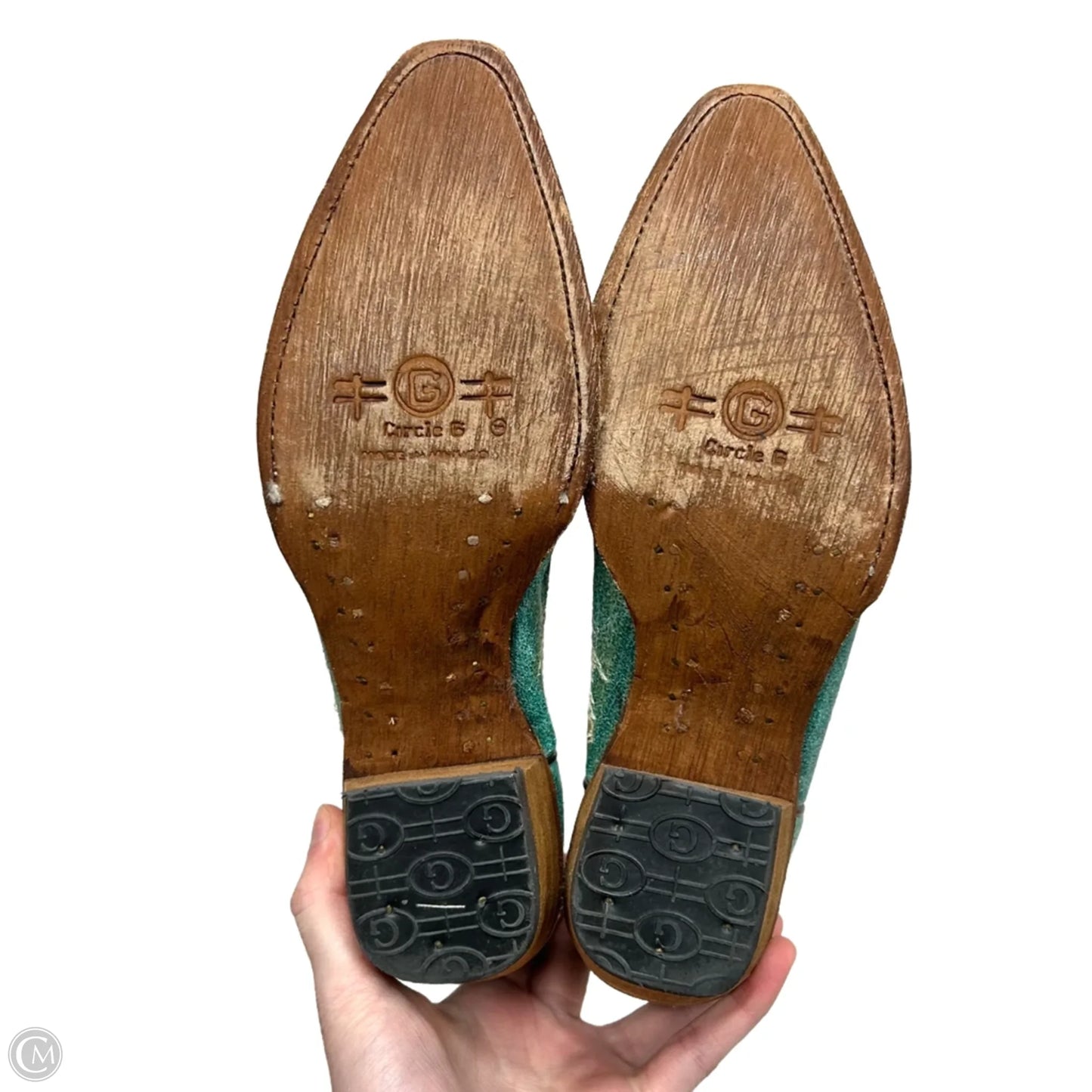 Boots Western By Circle G In Blue, Size: 7