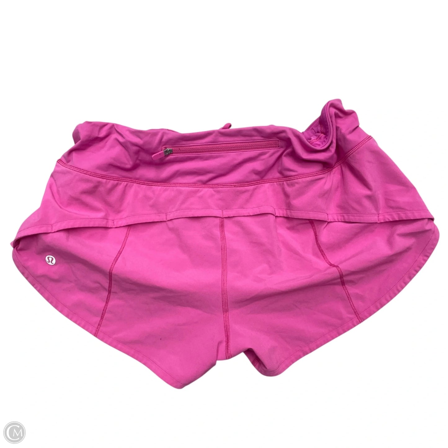 Athletic Shorts By Lululemon In Pink, Size: M