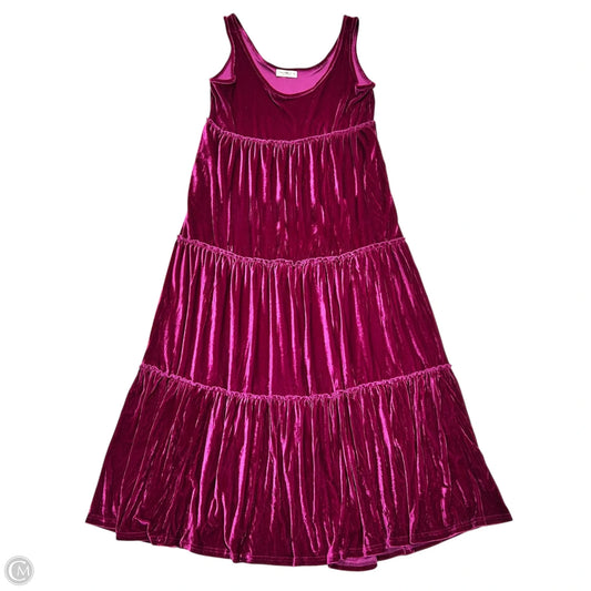 Dress Casual Midi By Natural Life In Purple, Size: M