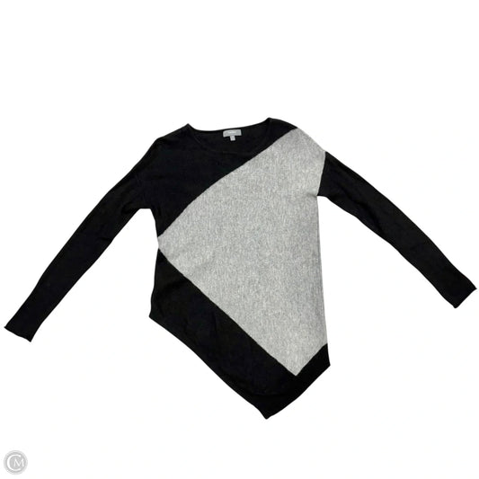 Sweater Designer By Neiman Marcus In Black & Grey, Size: Xs