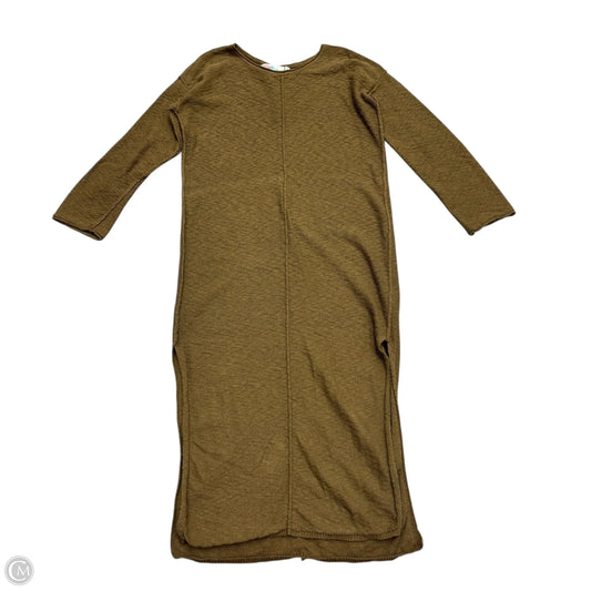 Dress Casual Midi By Free People In Brown, Size: Xs