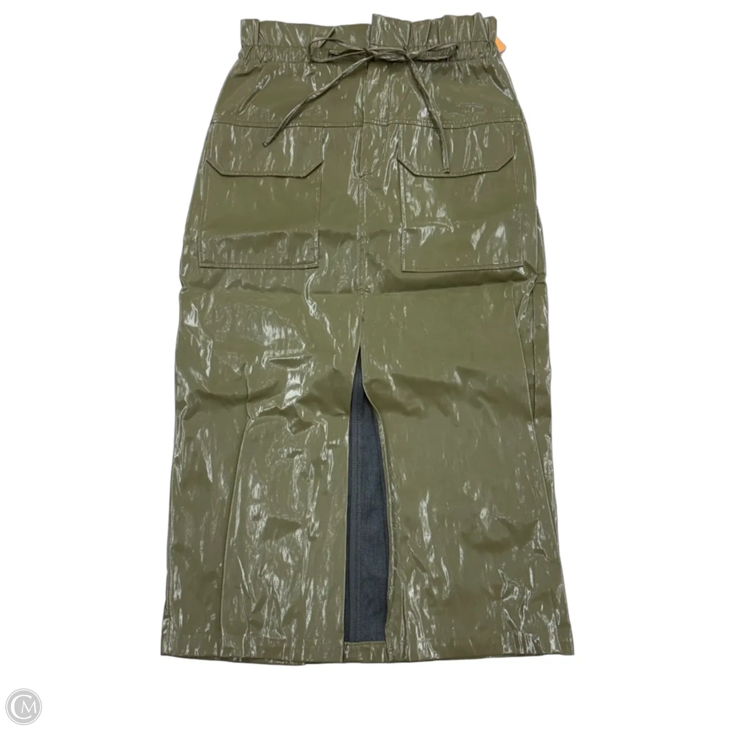 Skirt Midi By Zara In Green, Size: S