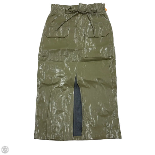 Skirt Midi By Zara In Green, Size: S