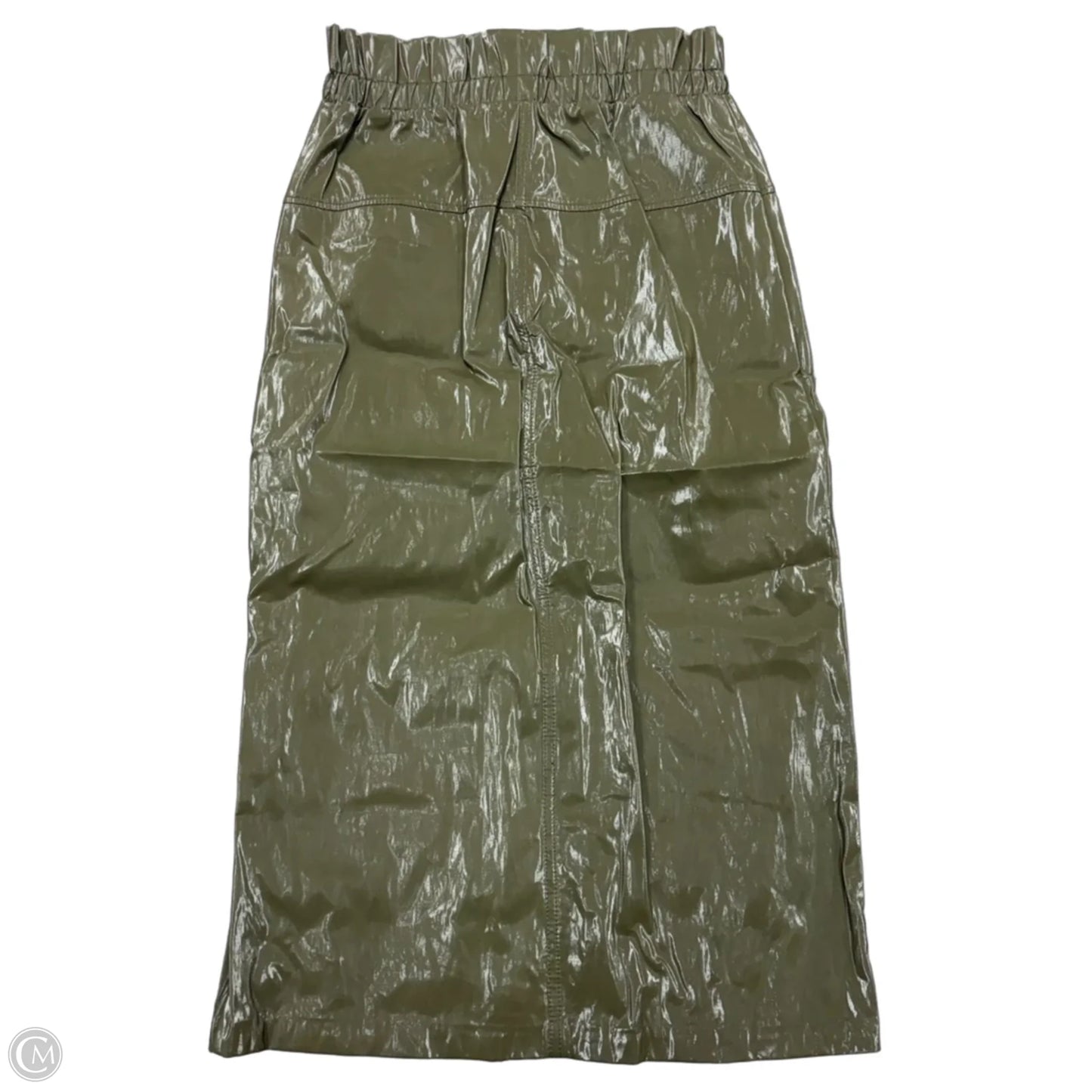 Skirt Midi By Zara In Green, Size: S