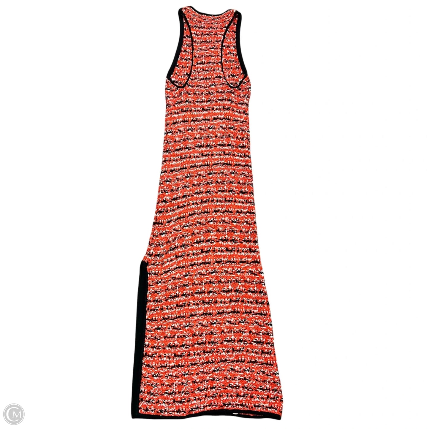 Dress Casual Maxi By Rag And Bone In Black & Orange, Size: M