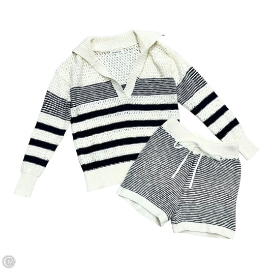 Shorts Set By Heartloom In Striped Pattern, Size: Xs