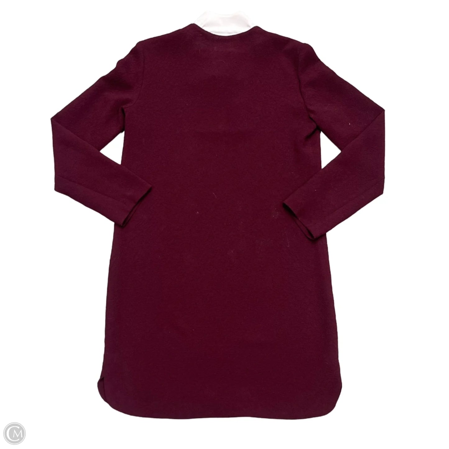 Dress Designer By Sandro In Maroon, Size: M