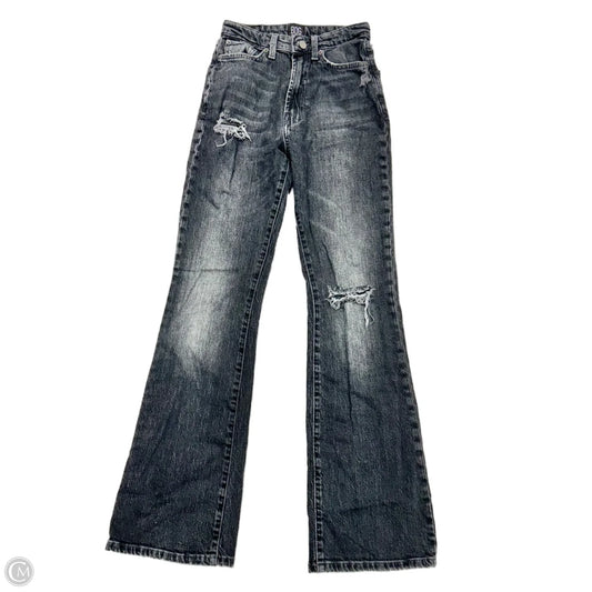 Jeans Flared By Bdg In Black Denim, Size: 0