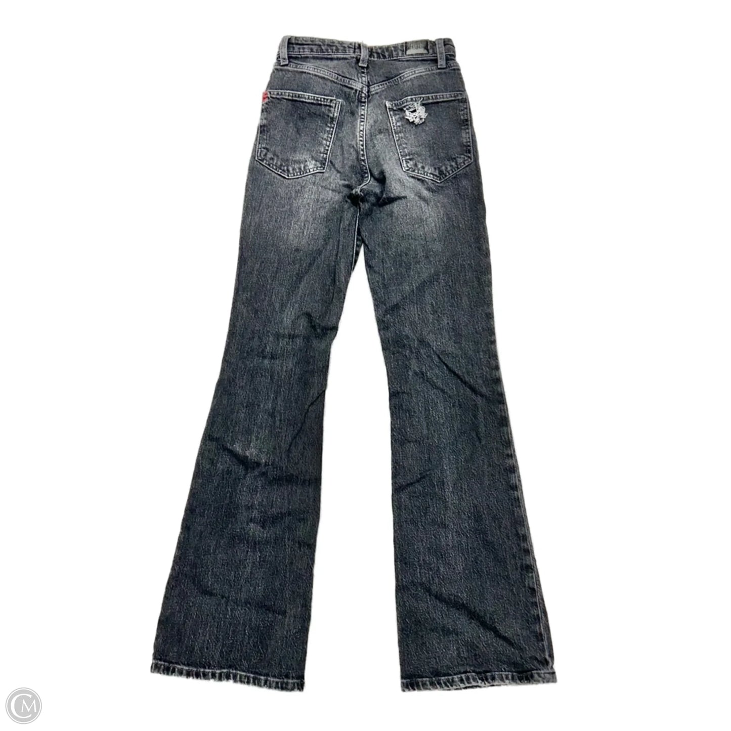 Jeans Flared By Bdg In Black Denim, Size: 0