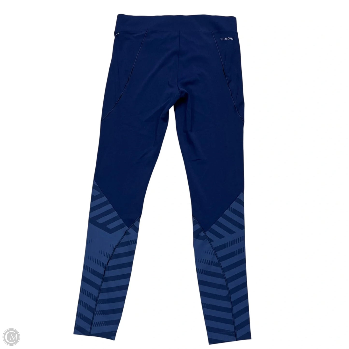 Athletic Leggings By Adidas In Navy, Size: M