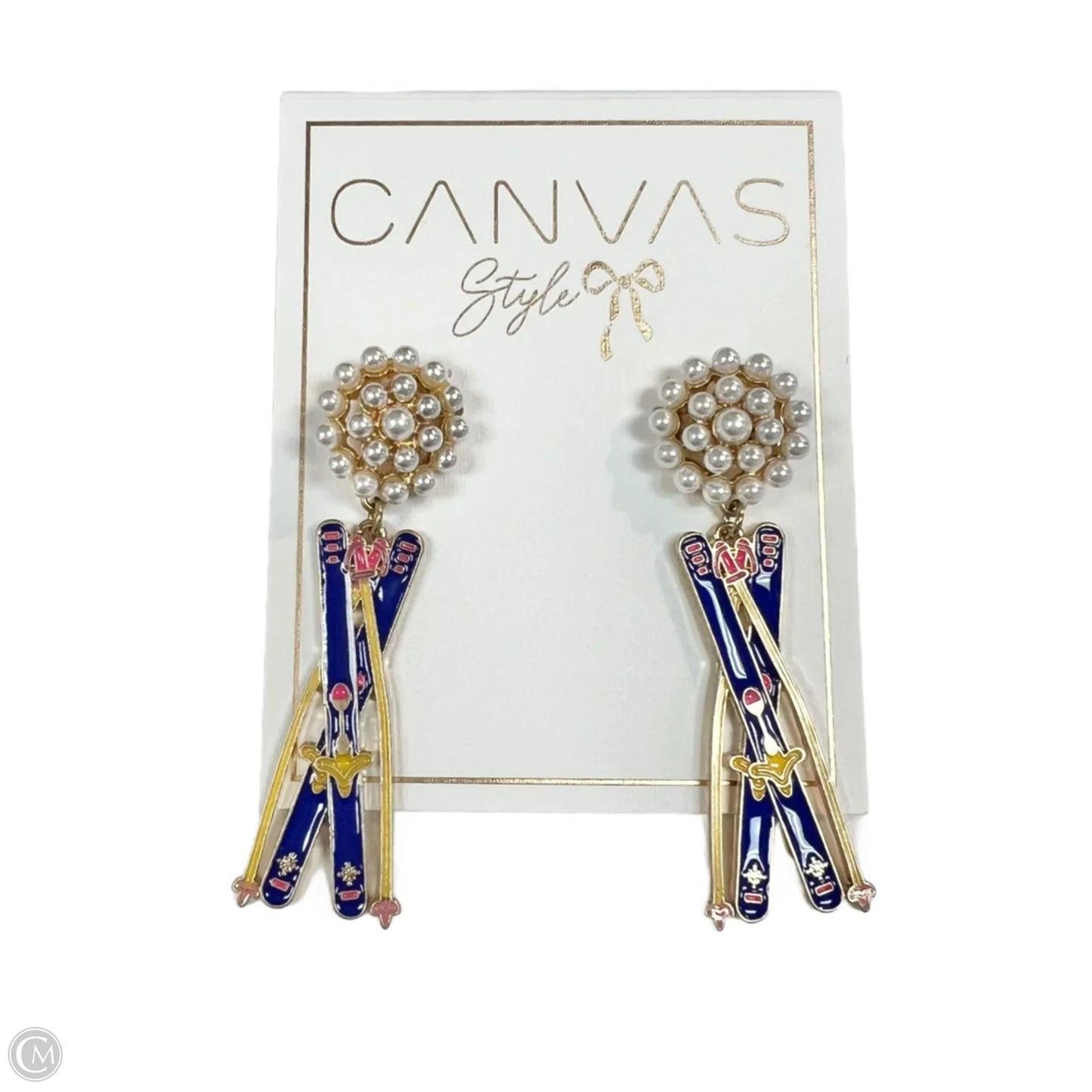 Earrings Dangle/drop By Canvas
