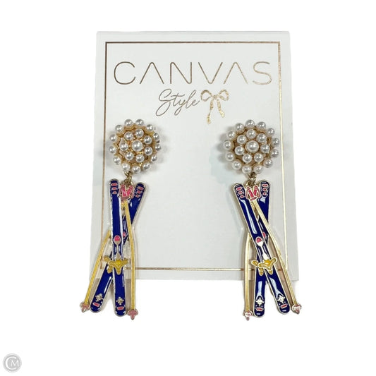 Earrings Dangle/drop By Canvas