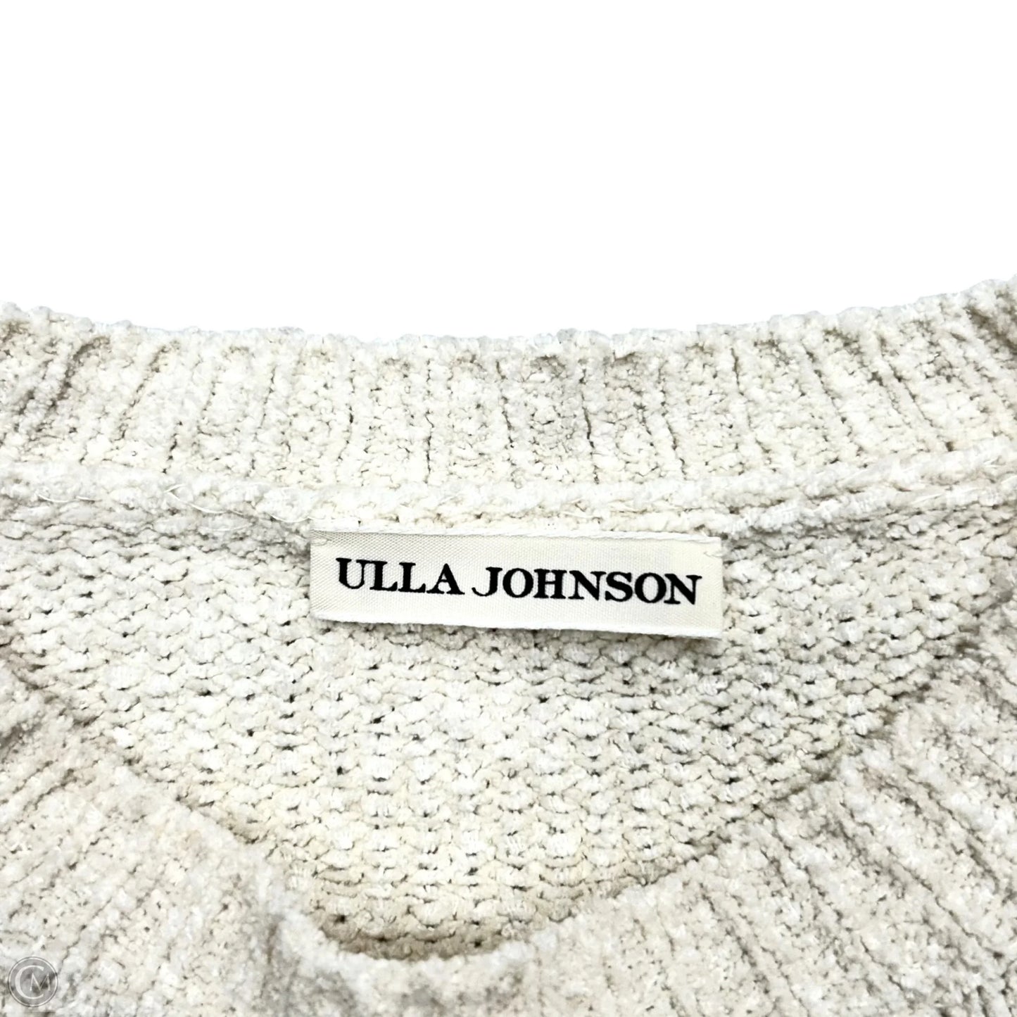 Sweater Short Sleeve By Ulla Johnson In Cream, Size: M