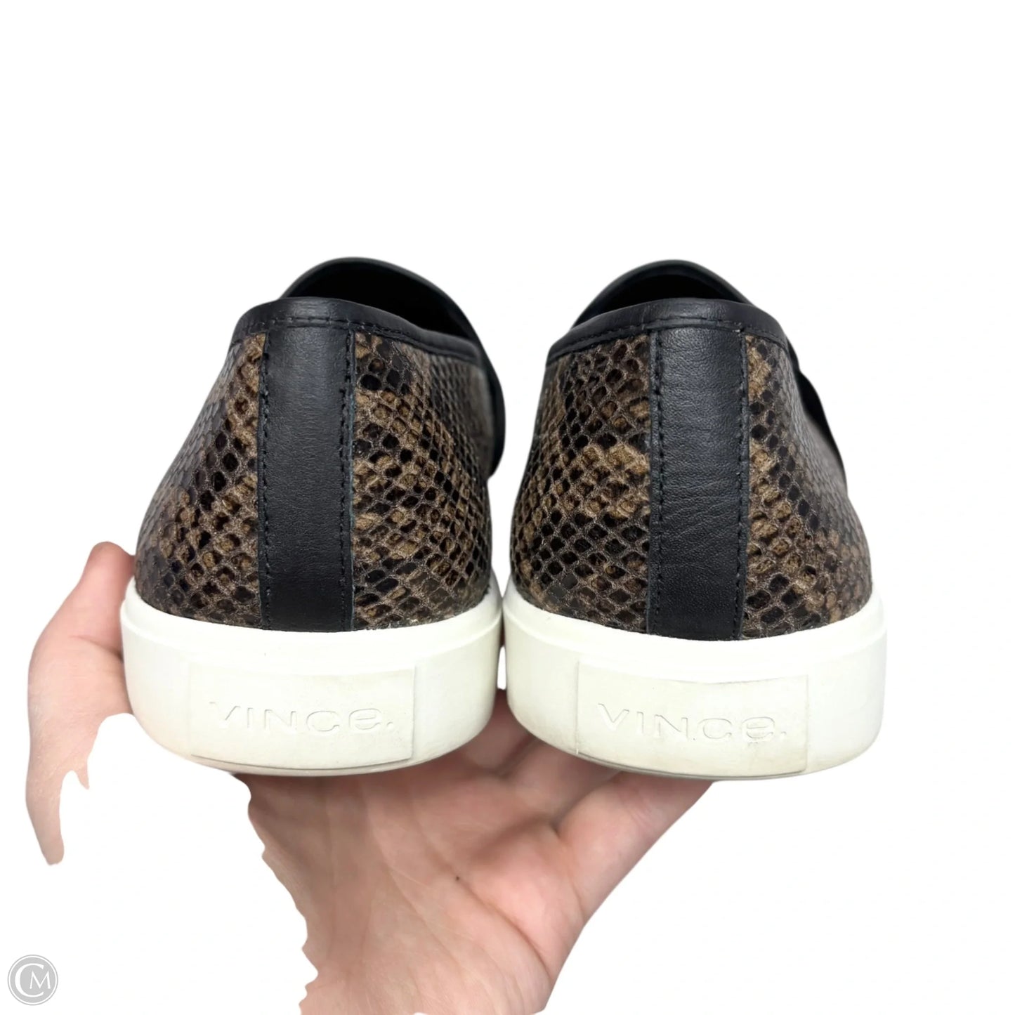 Shoes Sneakers By Vince In Snakeskin Print, Size: 9