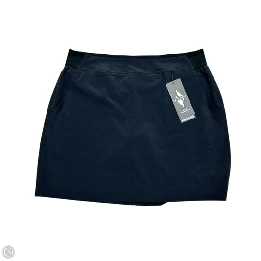 Athletic Skort By Skechers In Black, Size: Xl