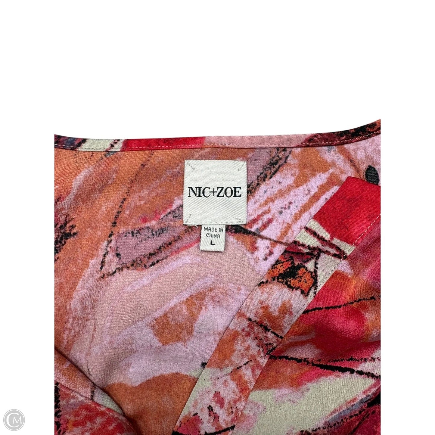 Dress Casual Maxi By Nic + Zoe In Pink, Size: L