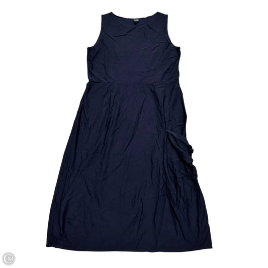 Dress Casual Maxi By Eileen Fisher In Navy, Size: Xl
