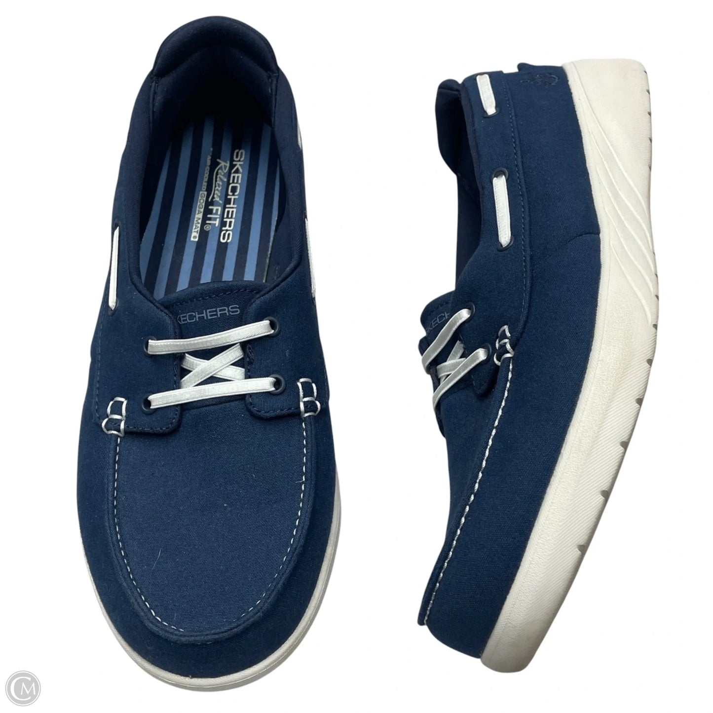 Shoes Sneakers By Skechers In Navy, Size: 9