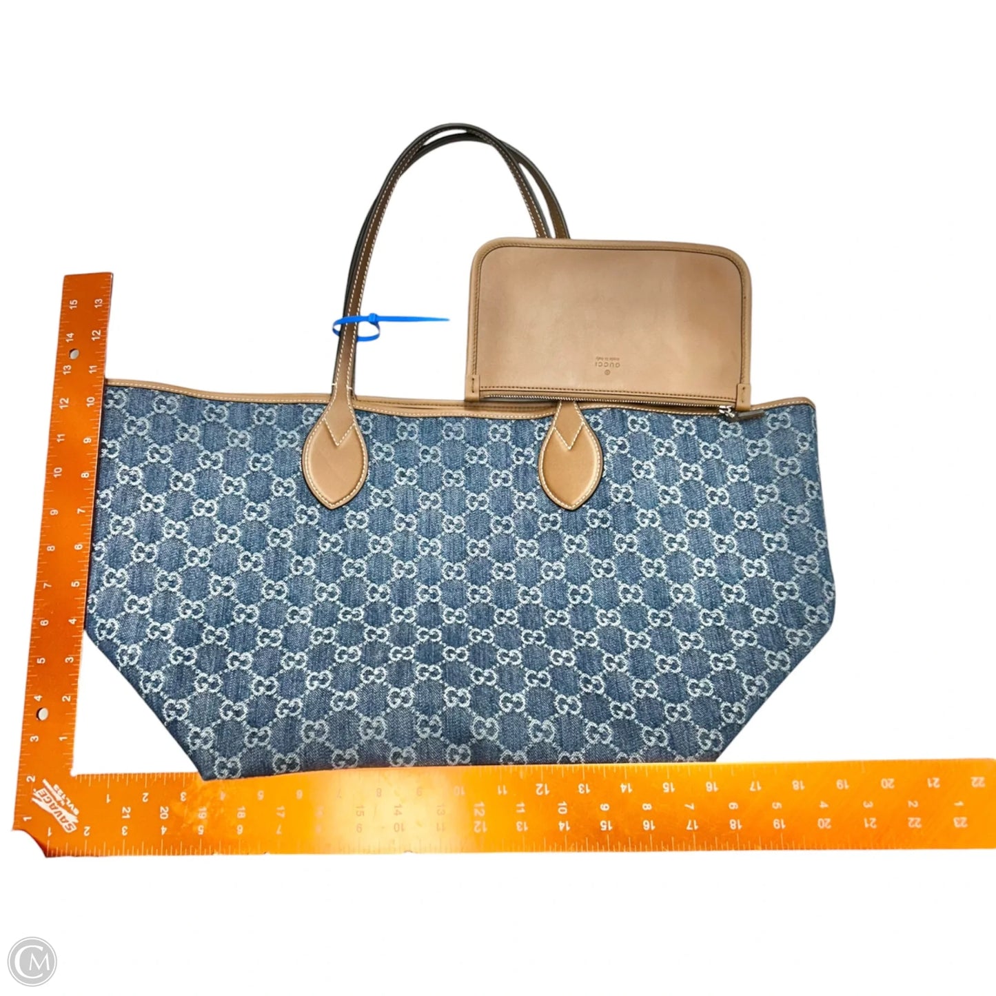 Tote Luxury Designer By Gucci, Size: Large