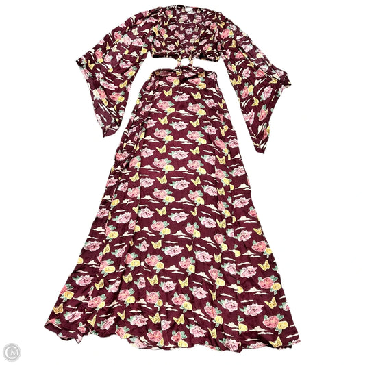 Dress Casual Maxi By Miguelina In Floral Print, Size: M