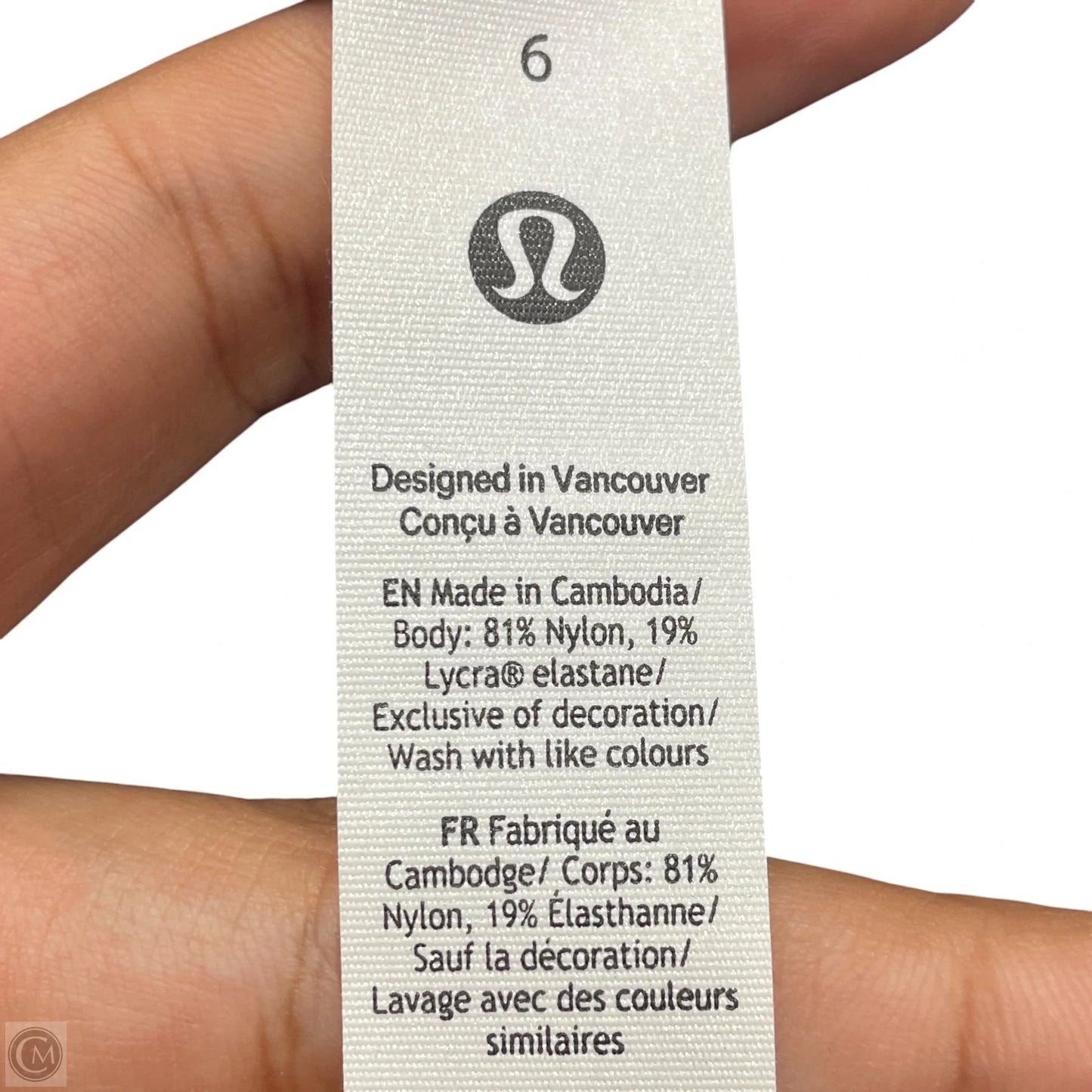Athletic Leggings Capris By Lululemon In Navy, Size: S