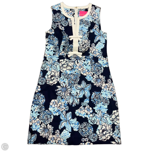 Dress Designer By Lilly Pulitzer In Blue & White, Size: S
