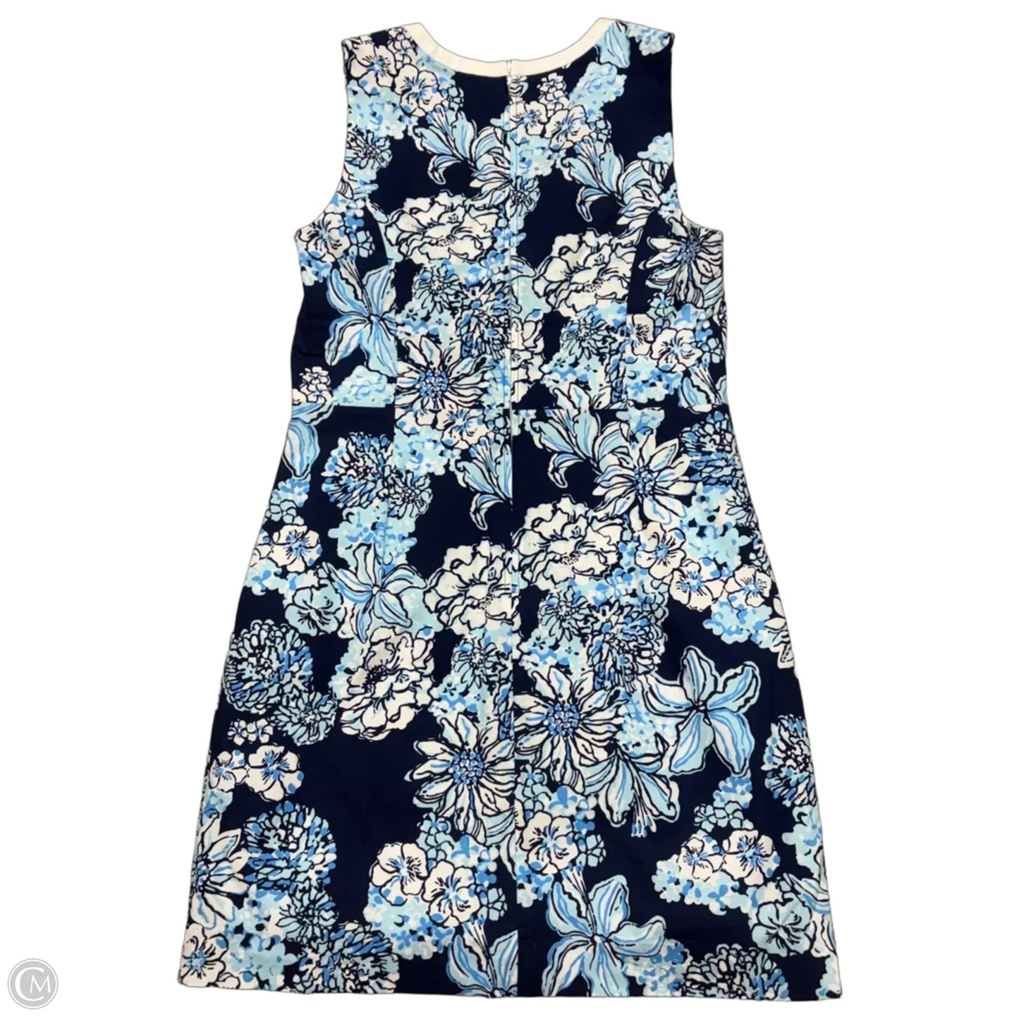Dress Designer By Lilly Pulitzer In Blue & White, Size: S