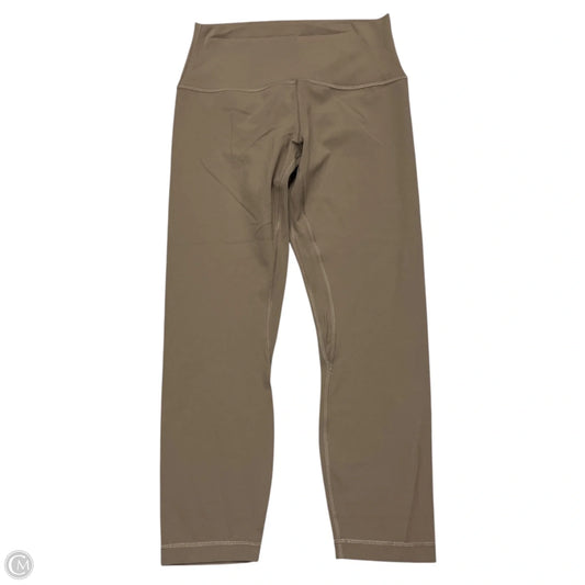 Athletic Leggings Capris By Lululemon In Brown, Size: M