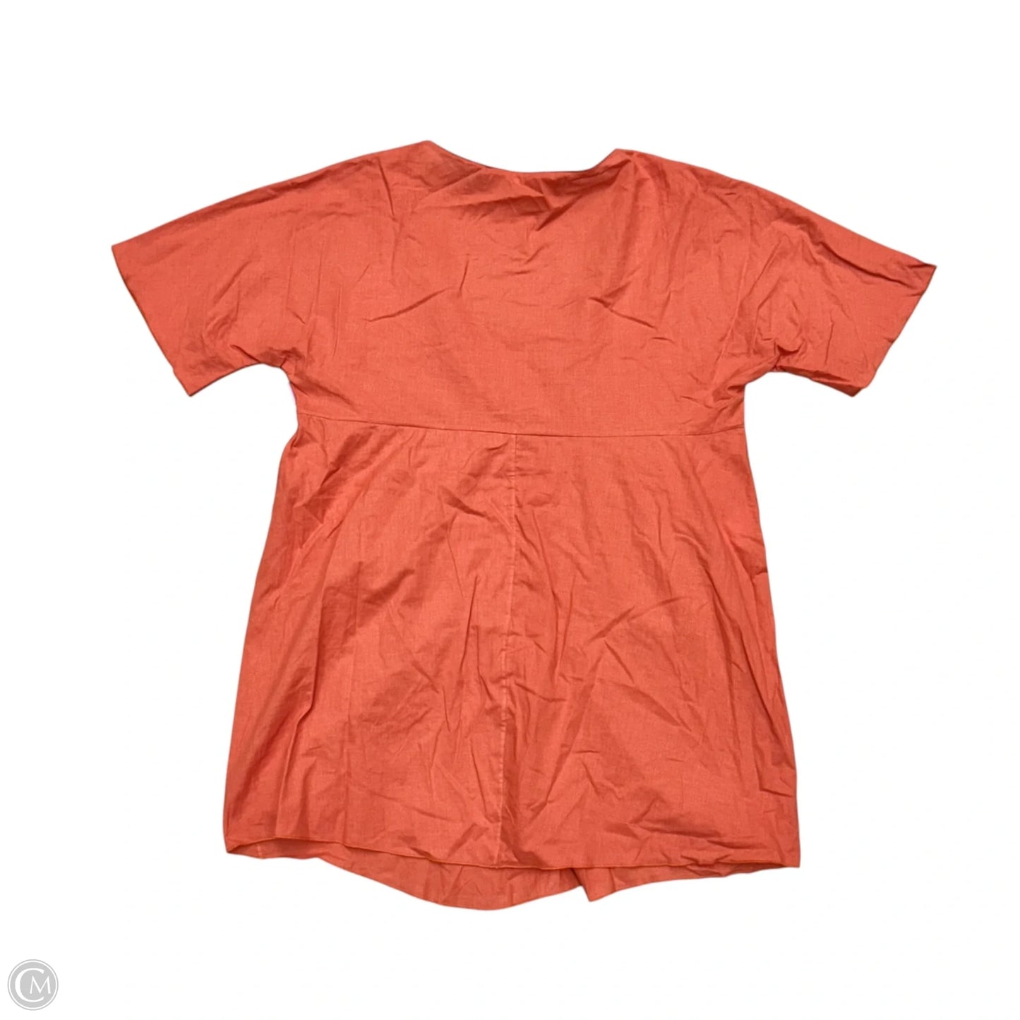 Top Short Sleeve Designer By Marni In Coral, Size: M
