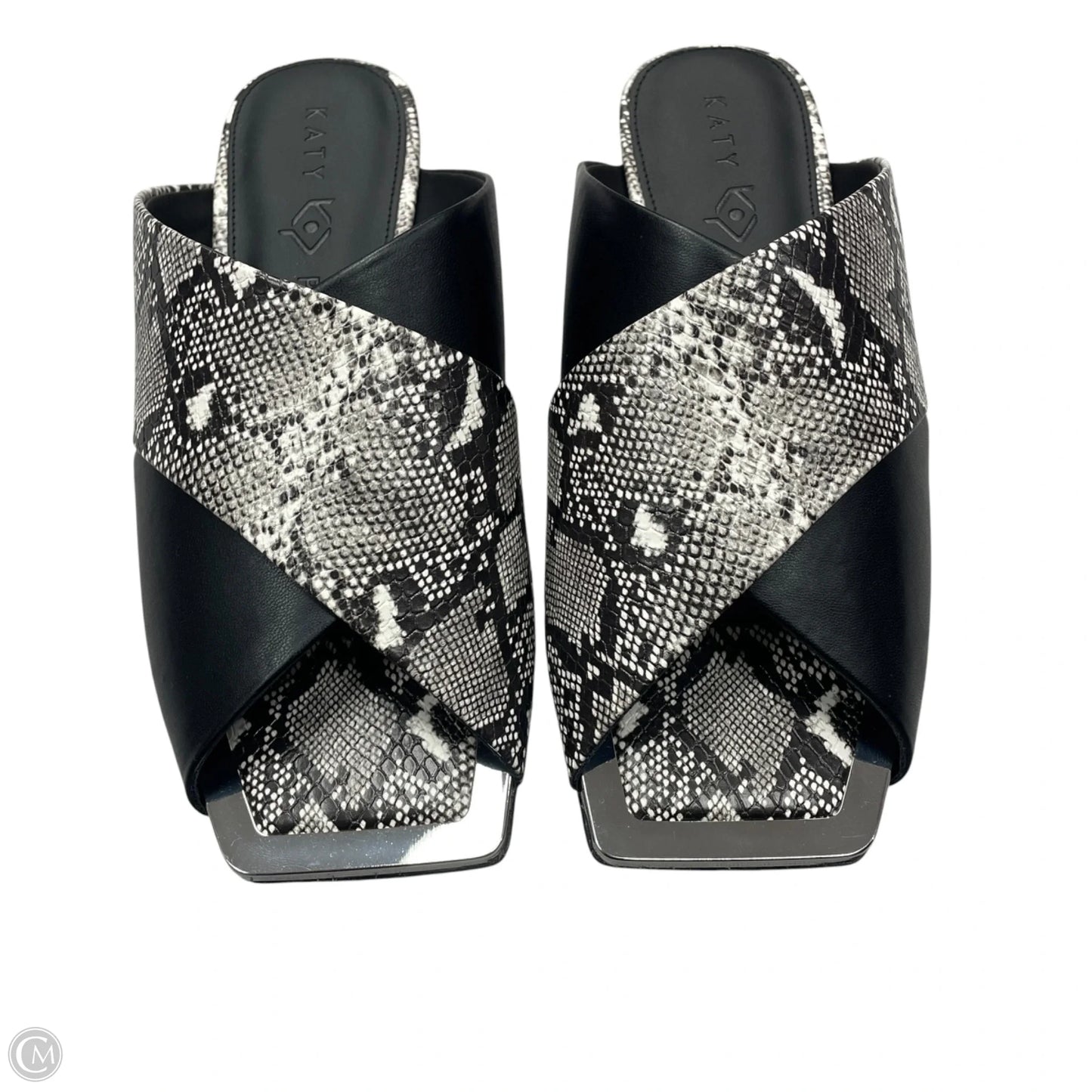 Sandals Flats By Katy Perry In Snakeskin Print, Size: 9