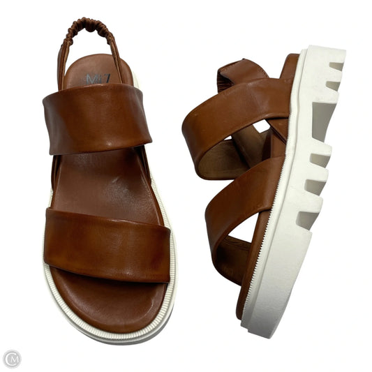 Sandals Flats By Miz Mooz In Brown, Size: 5.5