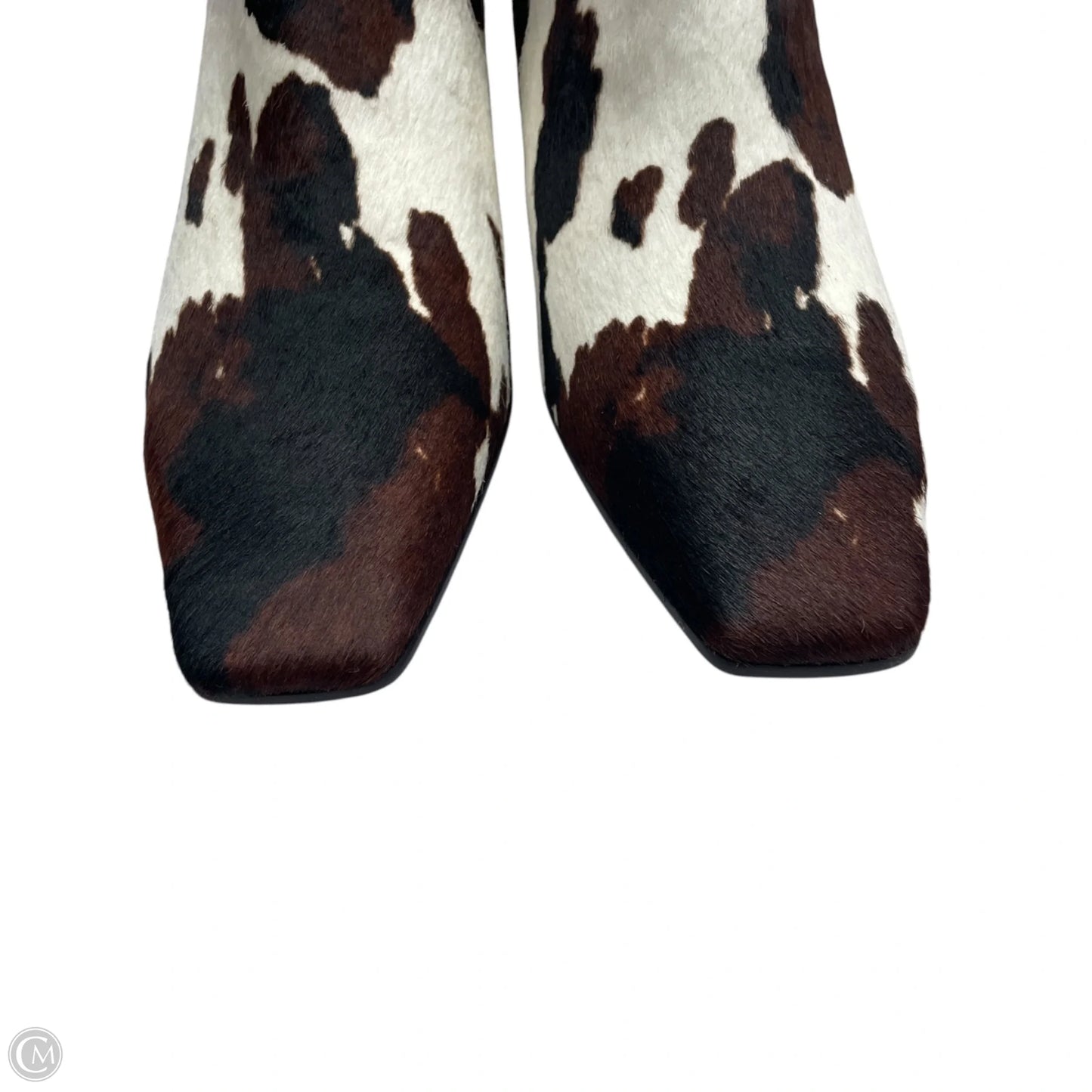 Boots Ankle Heels By Madewell In Brown & White, Size: 6.5