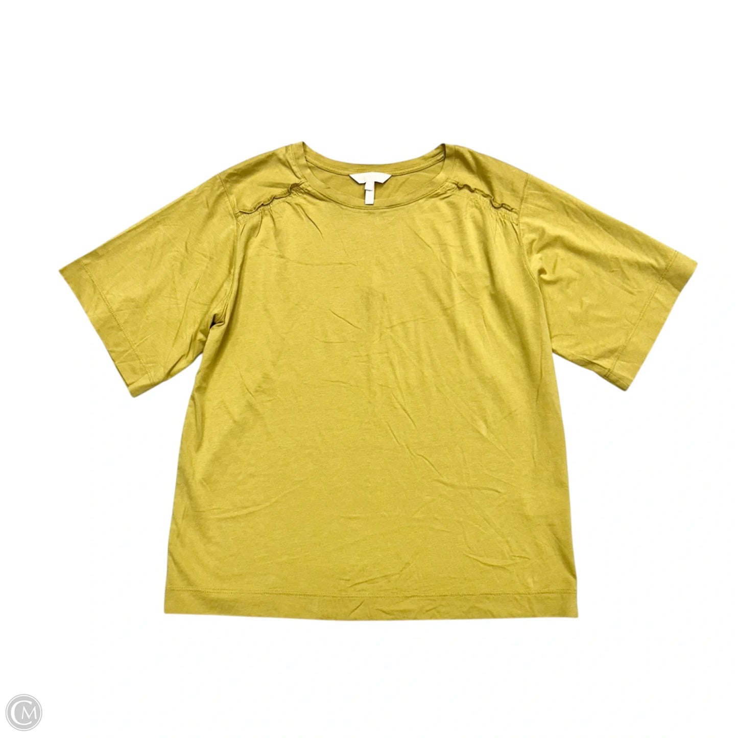 Top Short Sleeve By Rebecca Taylor In Yellow, Size: Xs