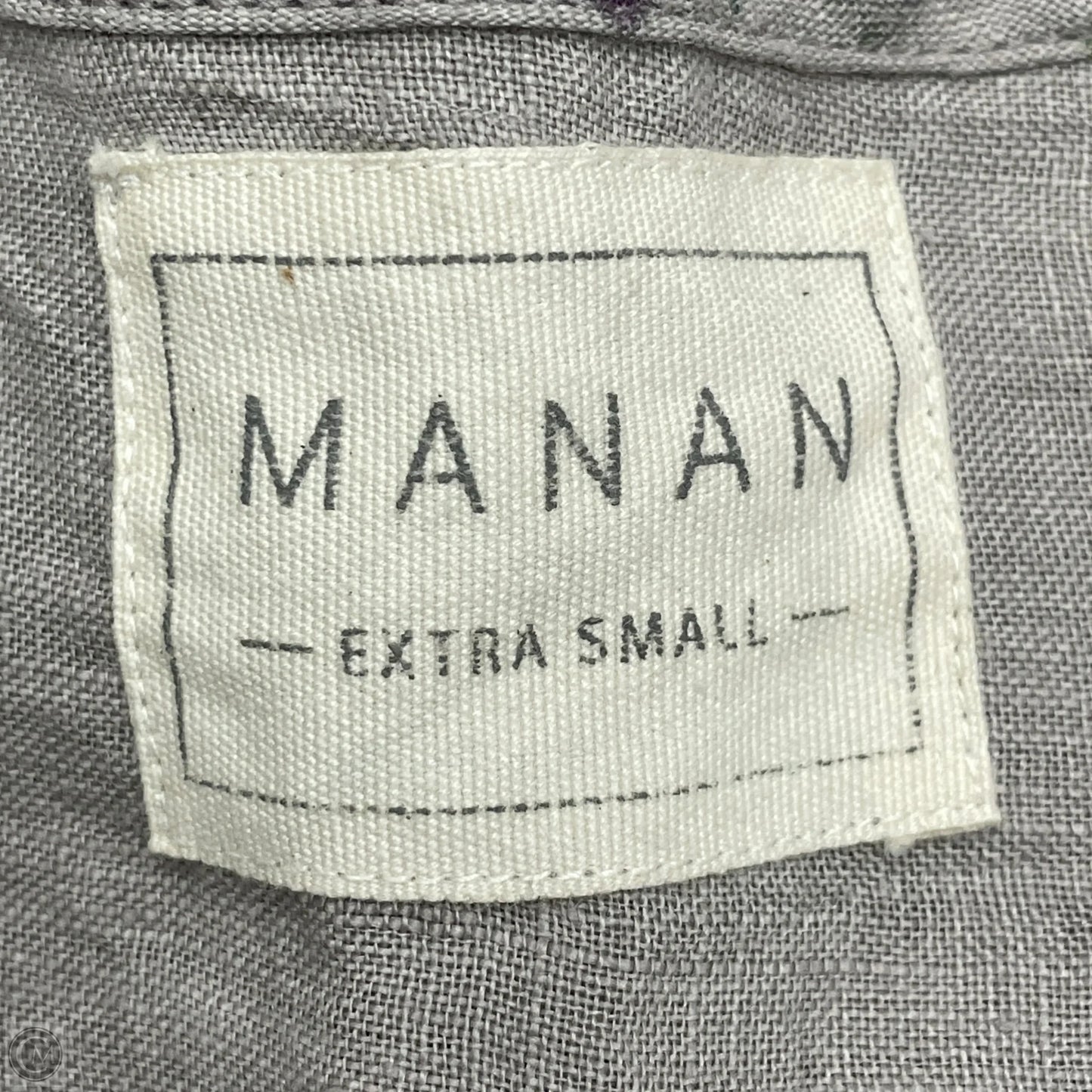 Dress Casual Midi By Manan In Grey, Size: Xs