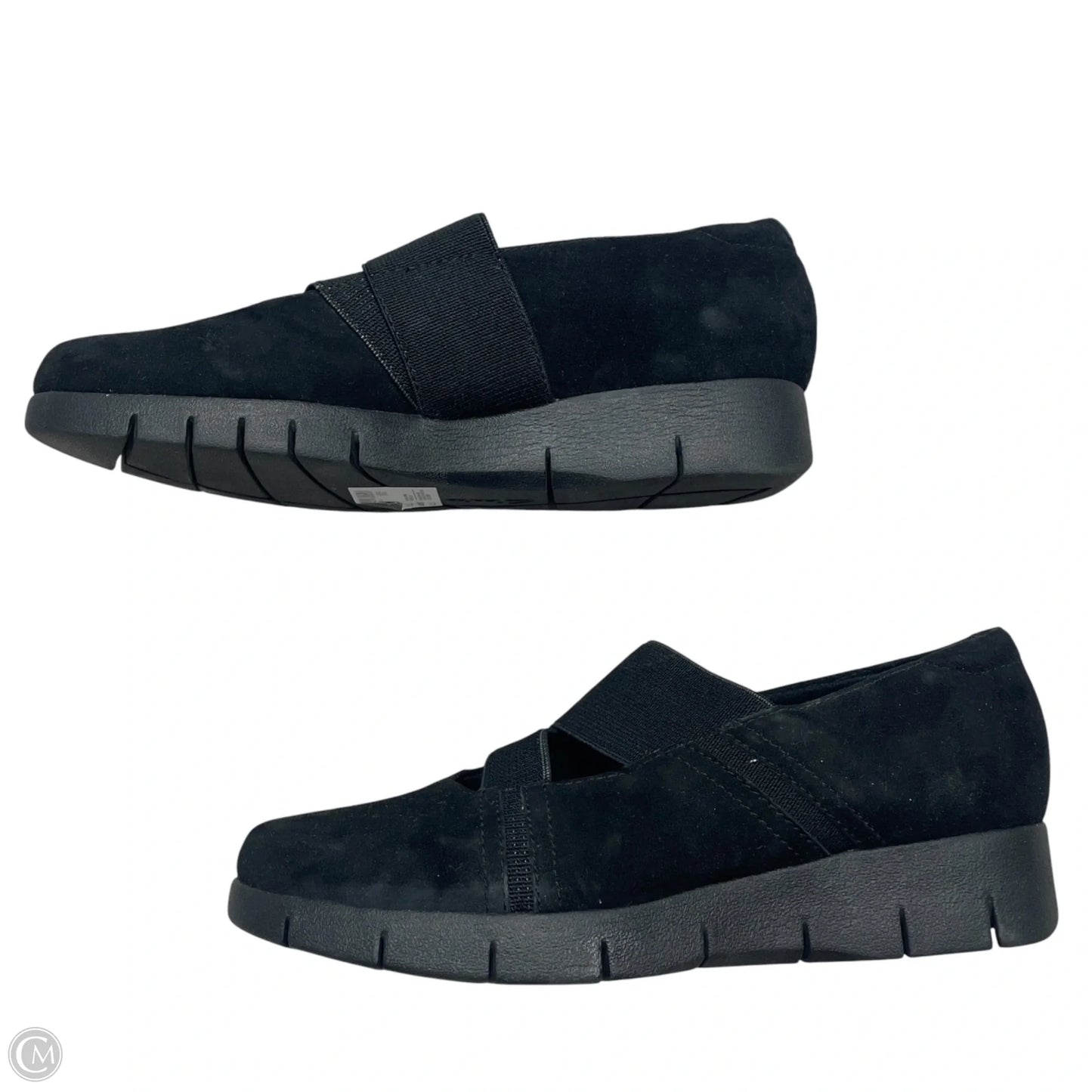 Shoes Sneakers By Clarks In Black, Size: 6