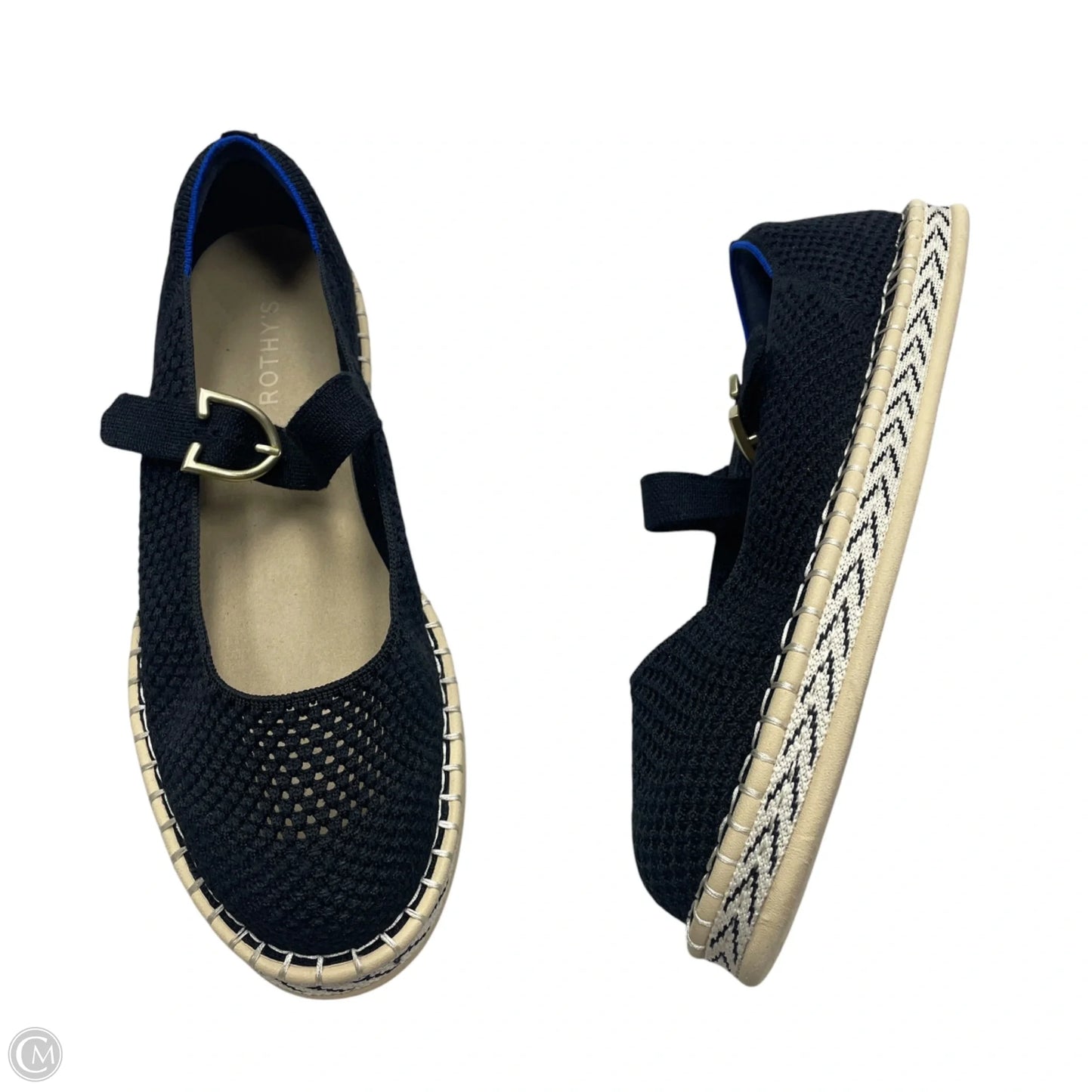 Shoes Flats By Rothys In Black, Size: 11.5