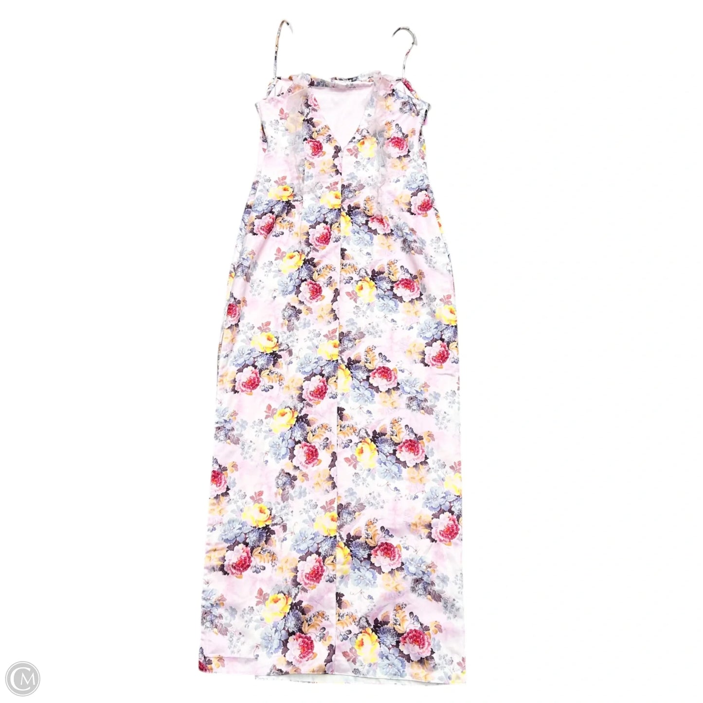 Dress Party Long By Bhldn In Floral Print Pattern, Size: M