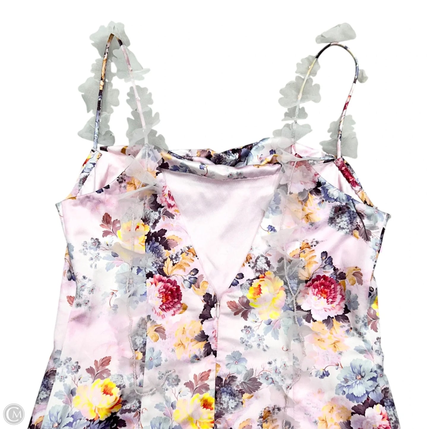 Dress Party Long By Bhldn In Floral Print Pattern, Size: M