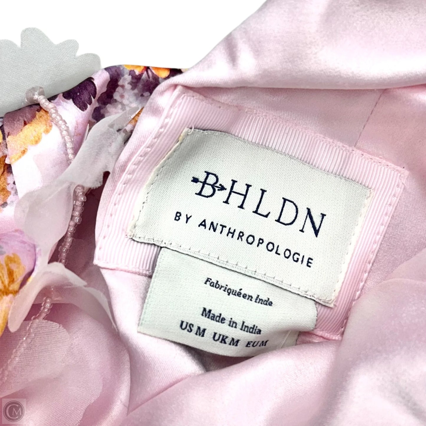 Dress Party Long By Bhldn In Floral Print Pattern, Size: M