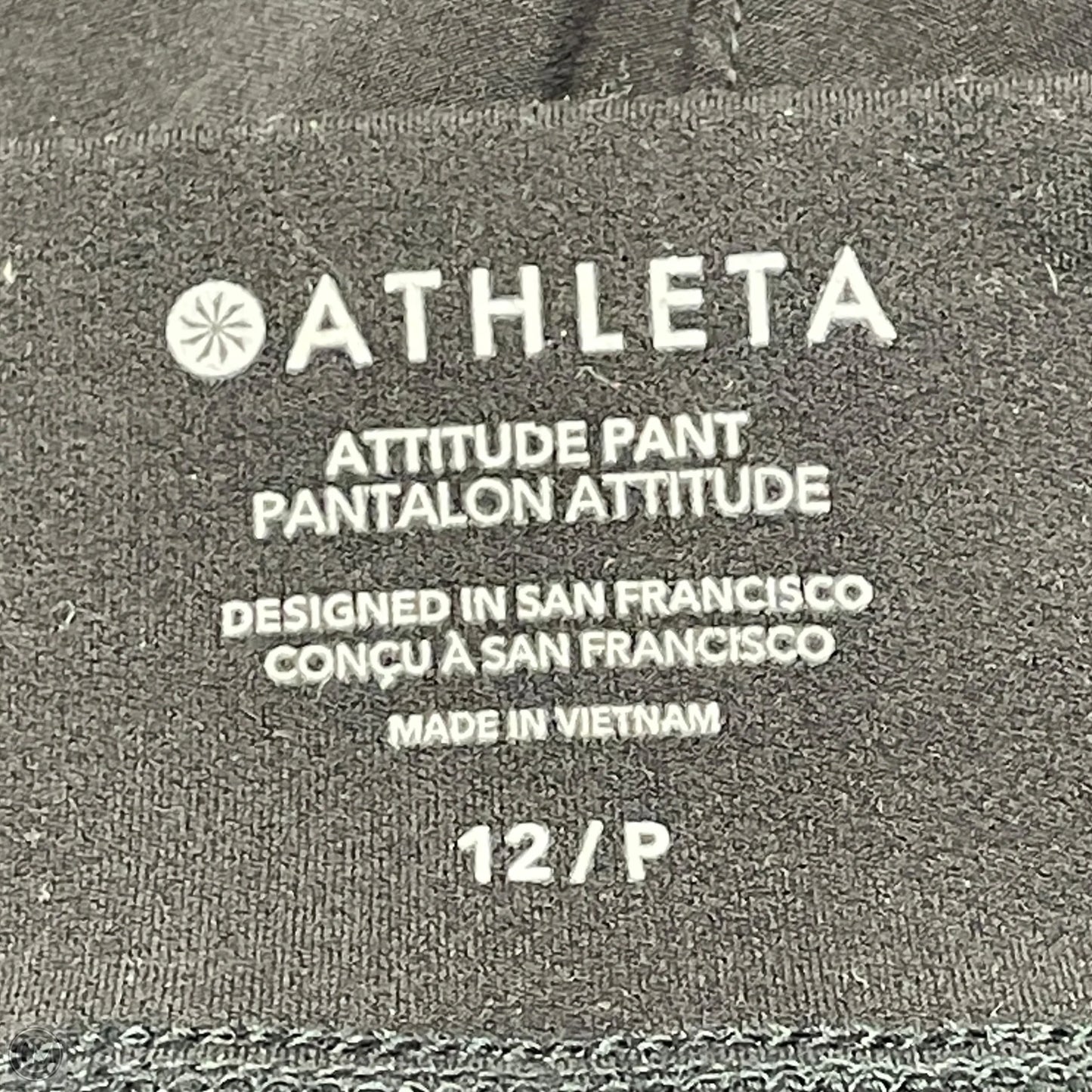 Athletic Pants By Athleta In Black, Size: L