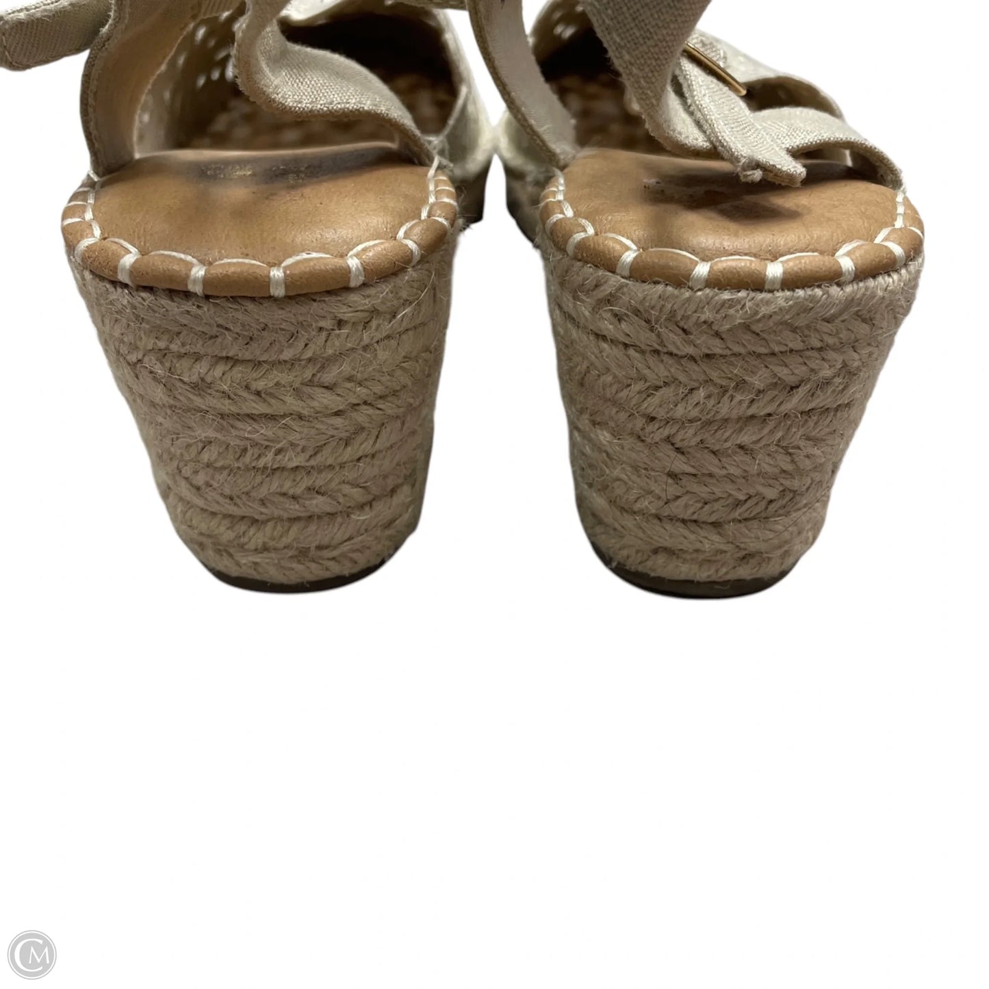 Shoes Heels Wedge By Tommy Bahama In Beige, Size: 8.5