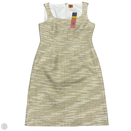 Dress Designer By Tory Burch In Cream & Yellow, Size: L